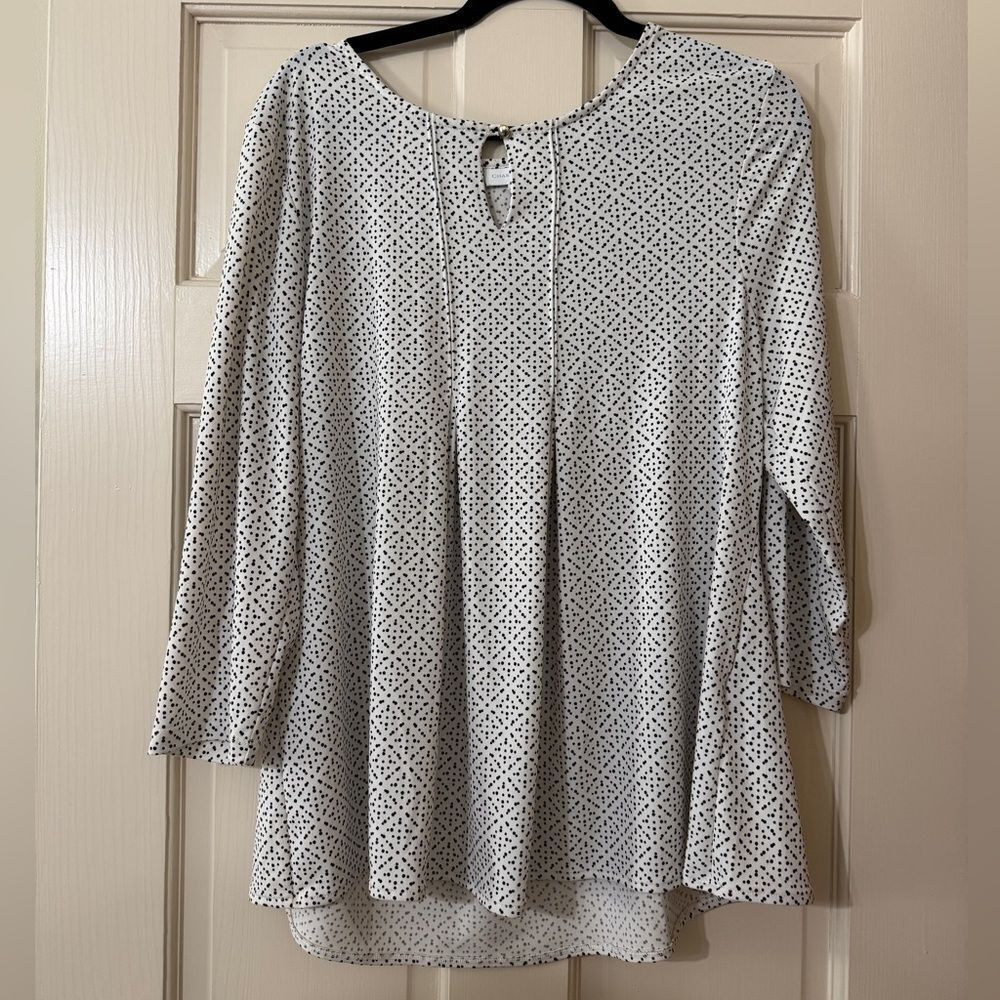Women’s Charter Club Patterned Blouse XL